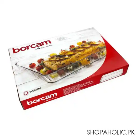 borcam ovenware rectangular tray, 15x10 inches, 59204 image2