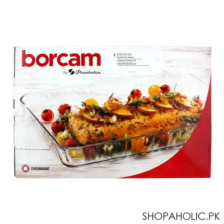 borcam ovenware rectangular tray, 15x10 inches, 59204 image3