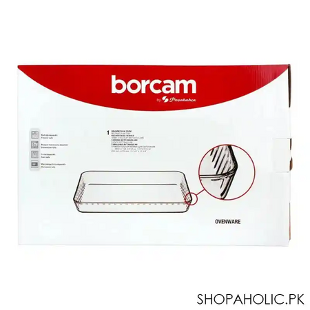 borcam ovenware rectangular tray, 15x10 inches, 59204 image4