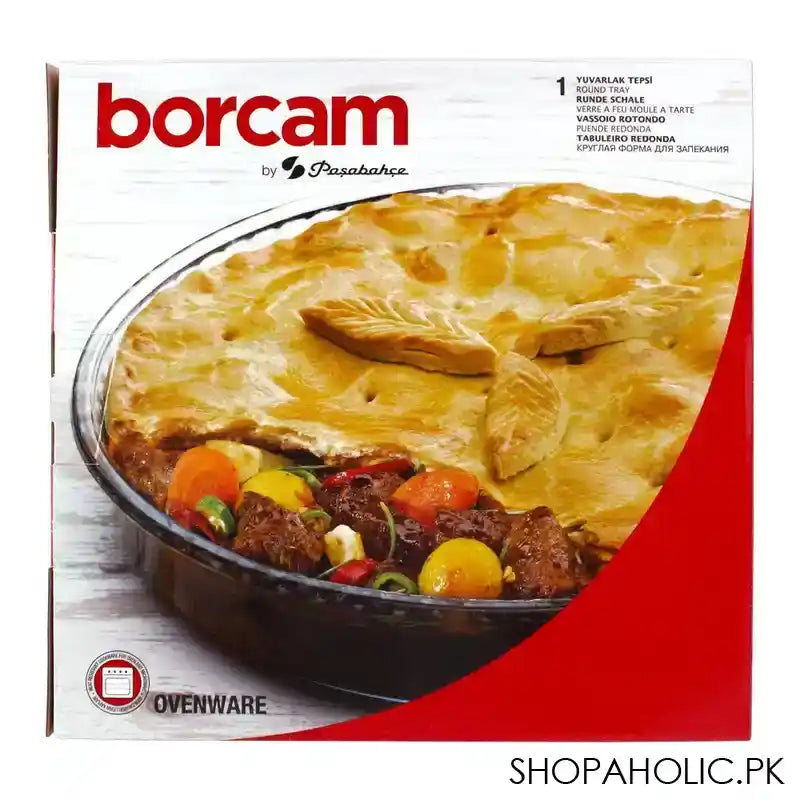 Borcam Ovenware Round Tray, 10 Inches, 59044 - Image 3