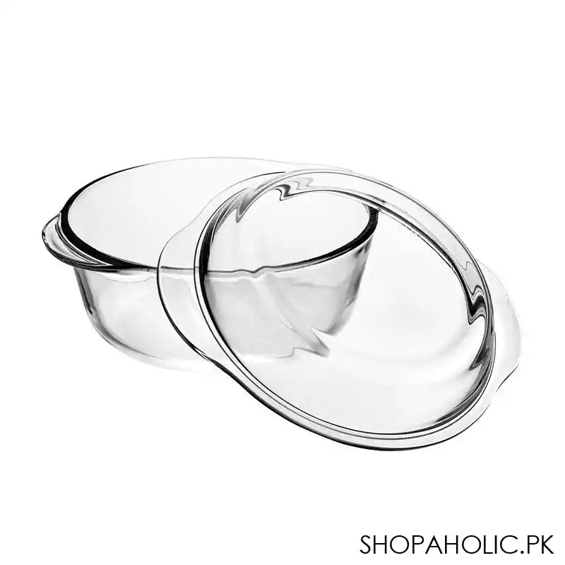 Borcam Round Casserole With Cover, 7.5x6 Inches, 29oz, 59033-6 - Image 4