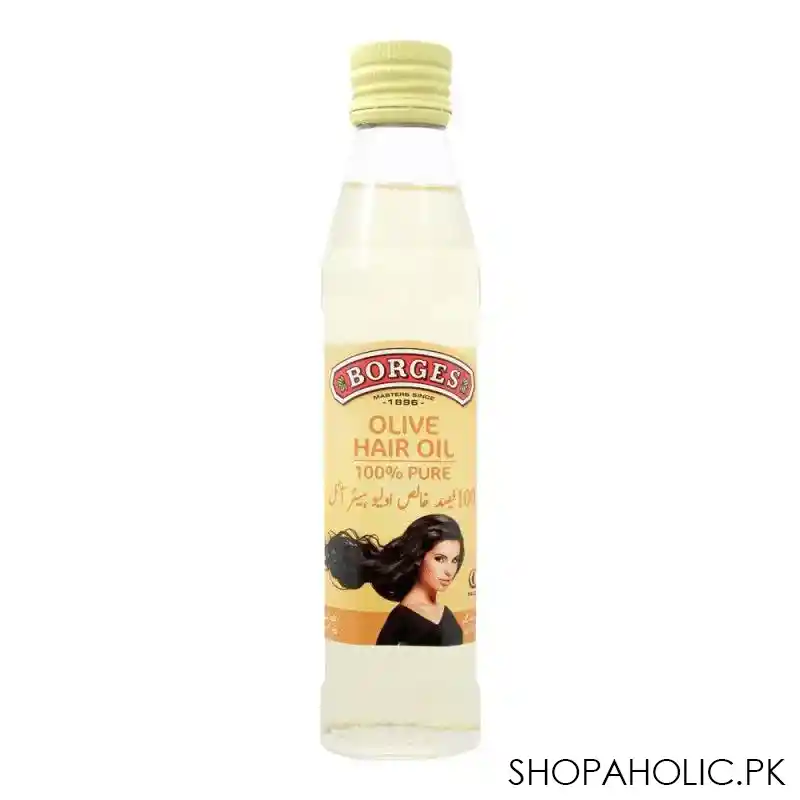 borges olive hair oil, 250ml main image