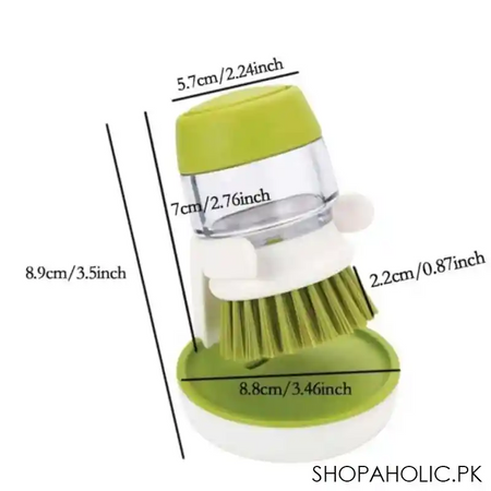 boster self dispensing liquid soap brush with stand image2