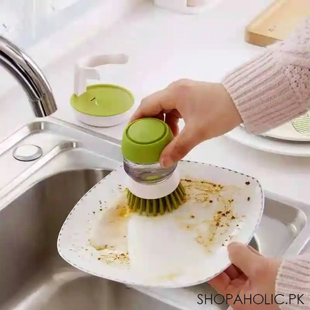 boster self dispensing liquid soap brush with stand main image