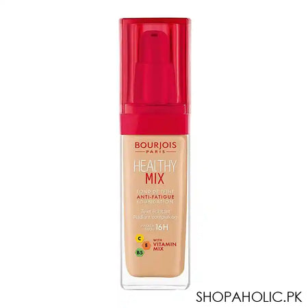 Bourjois Healthy Mix Anti-Fatigue Foundation, 55.5 Honey, 30ml - Image 3