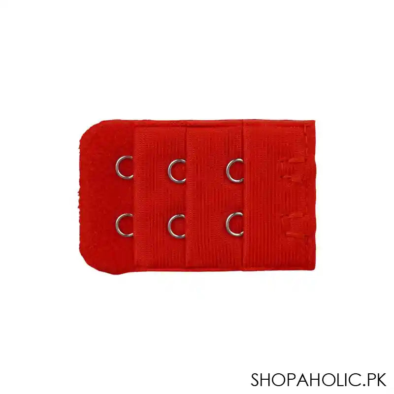 Bra Extension Strips 2 Hooks, Red - Main Image