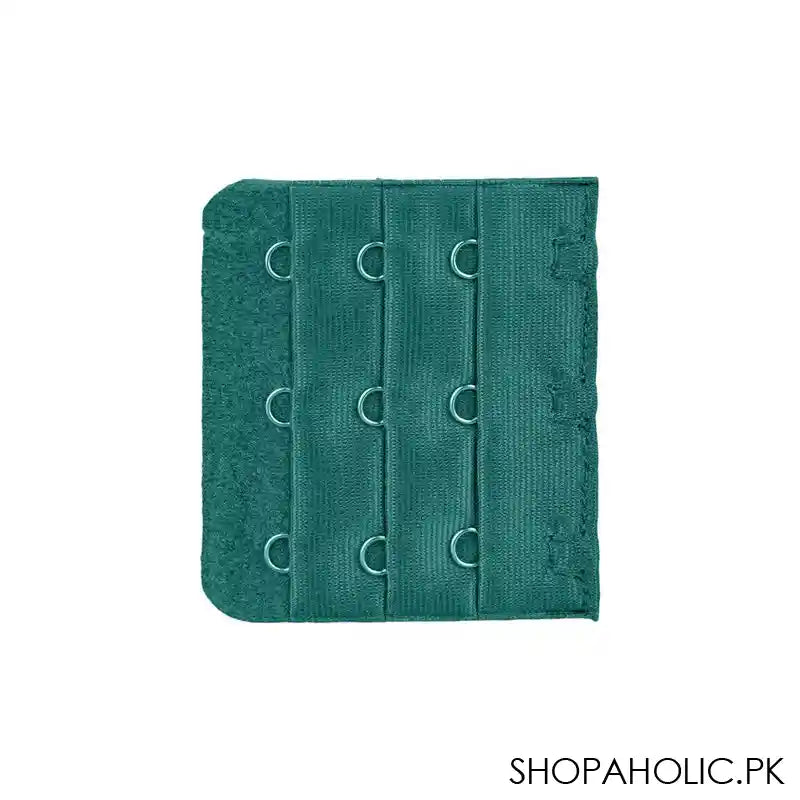 Bra Extension Strips 3 Hooks, Green - Main Image