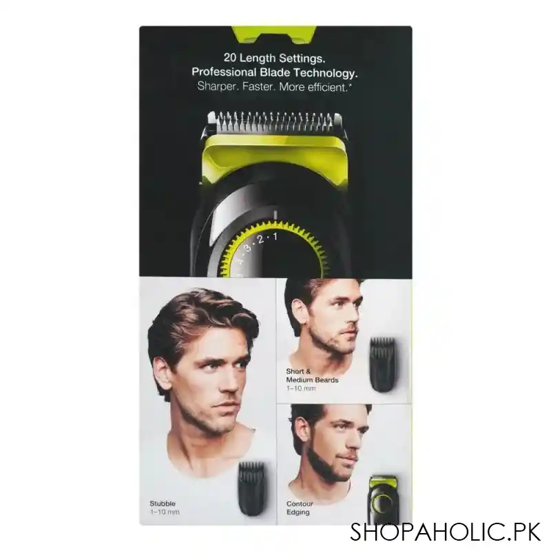 braun beardtrimmer 3, with 20 length settings precision wheel, bt3221 image5