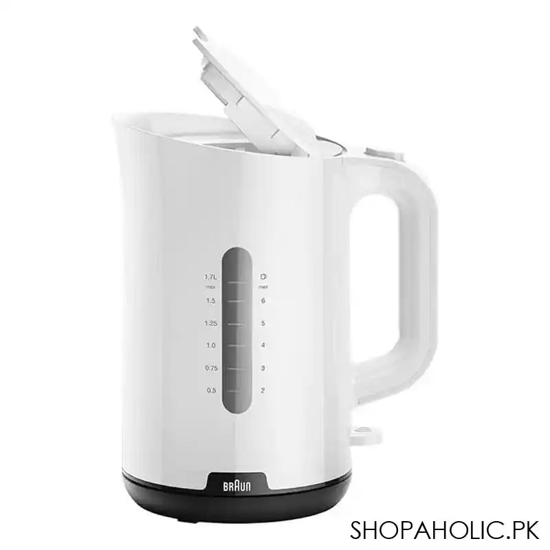 Braun Breakfast1 Kettle, 360 Rotating Base, Limescale Filter, 1.7L, BPA-Free, 2200W, WK-1100WH - Image 6