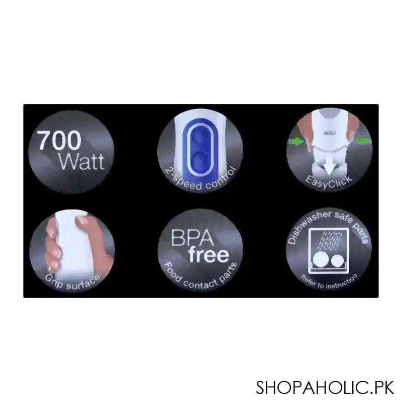 Braun Multi Quick 3 Smoothie + Hand Blender, MQ3000 - Image 4