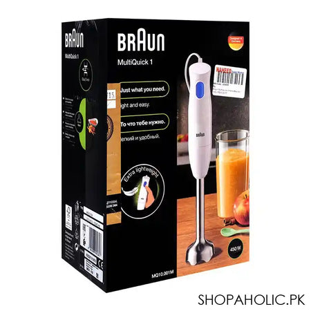 Braun Multiquick-1 Hand Blender Metal, 450W, MQ10.001M - Image 5