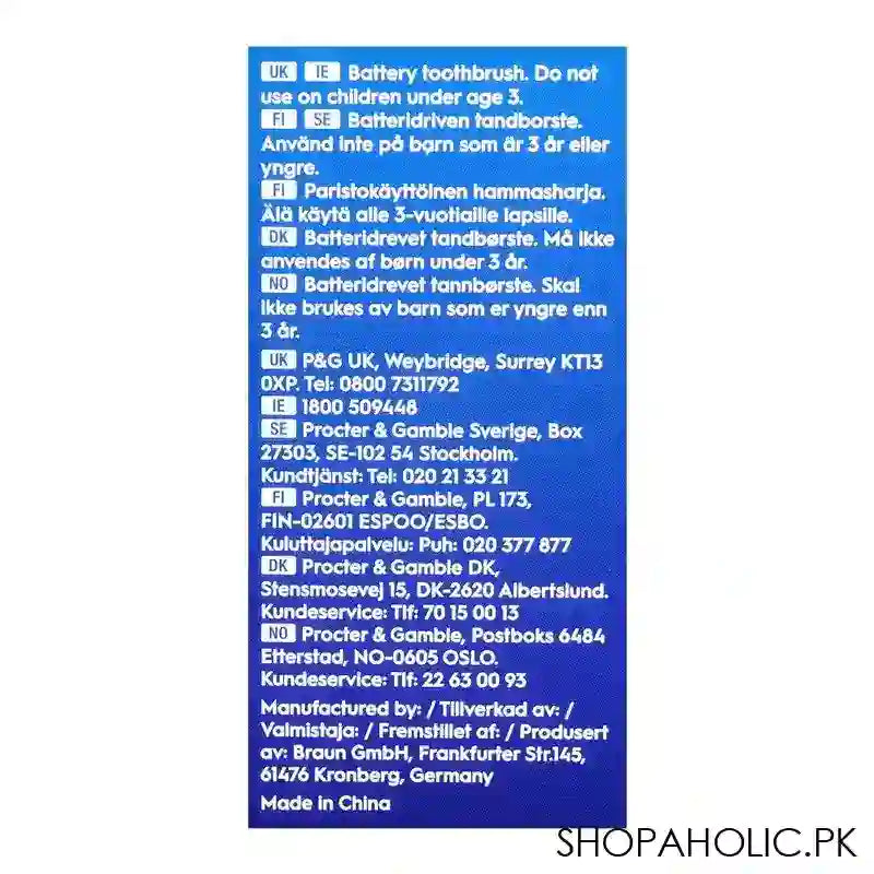 Braun Oral-B Pro Battery Precision Clean Power Toothbrush, White, DB5.010.1 - Image 2