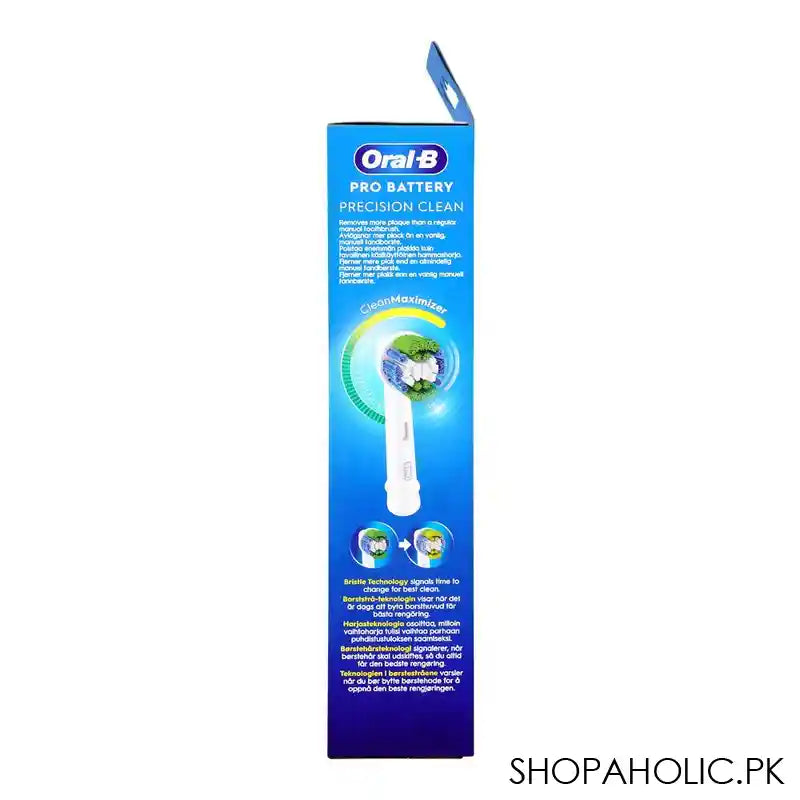 Braun Oral-B Pro Battery Precision Clean Power Toothbrush, White, DB5.010.1 - Image 4