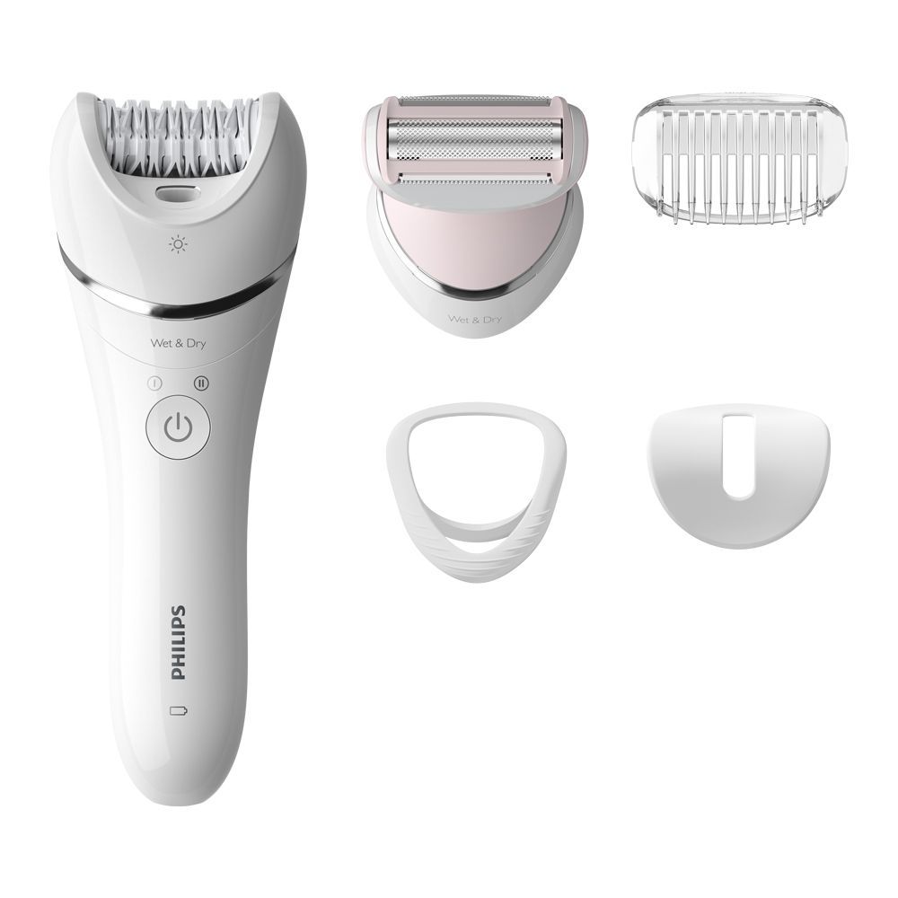 Philips 8000 Series Wet & Dry Epilator, +5 Accessories, BRE710/01 - Main Image