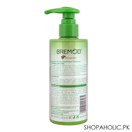 bremod 3 pro three hair serum & thermal protect treatment, thermal defense, 250ml image2