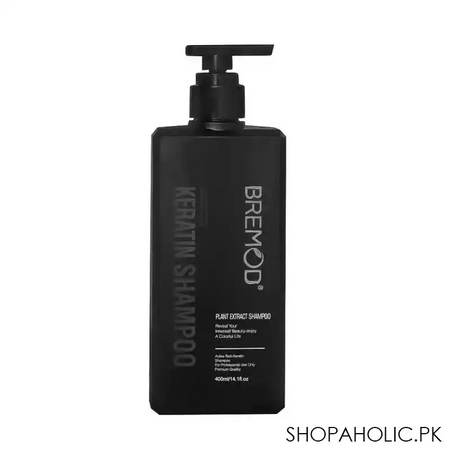 bremod keratin plant extract shampoo, 400ml main image