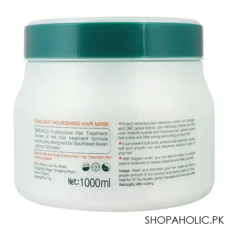 bremod sunlight nourishing hair mask, 1000ml image2