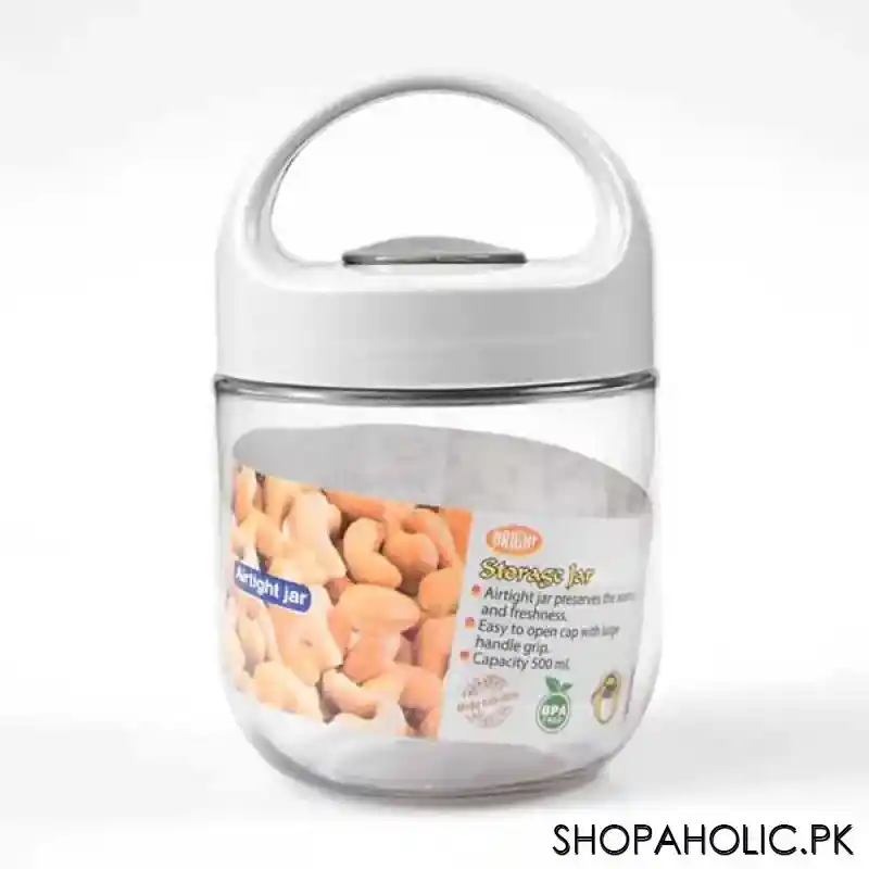 bright airtight multipurpose storage jar   500 ml image2