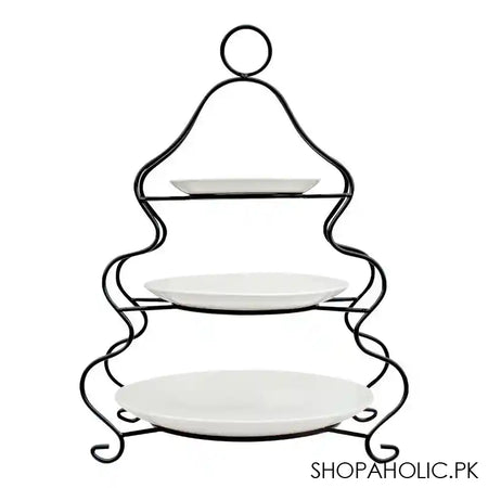 Brilliant 3-Layer Plate Set, With Iron Stand, BR0059 - Main Image