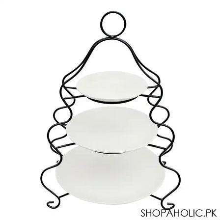 Brilliant 3-Layer Plate Set, With Iron Stand, BR0059 - Image 4