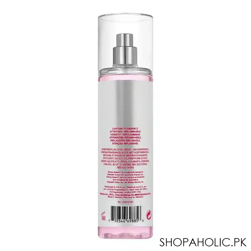 britney spears prerogative silver fine fragrance mist, 236ml image2
