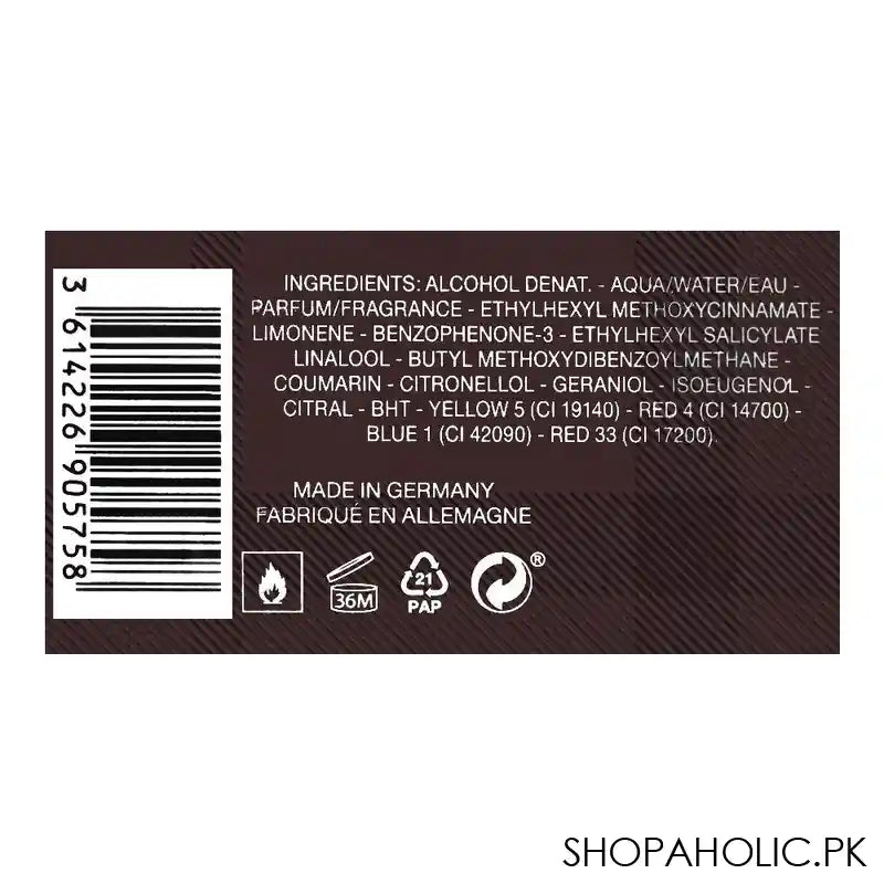 Burberry For Men Eau de Toilette 100ml - Image 3