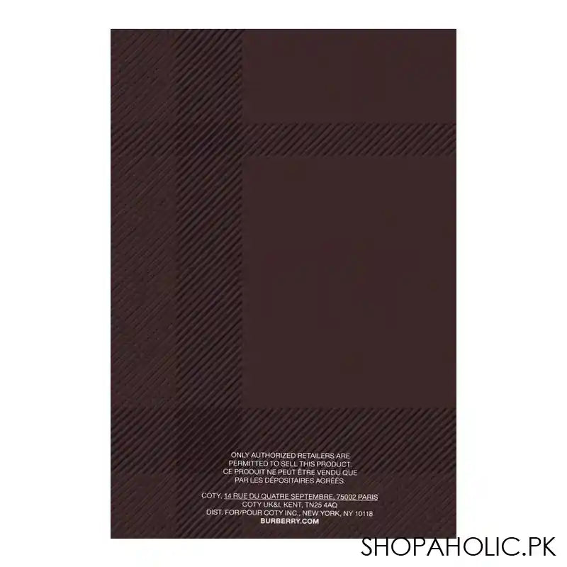 Burberry For Men Eau de Toilette 100ml - Image 2