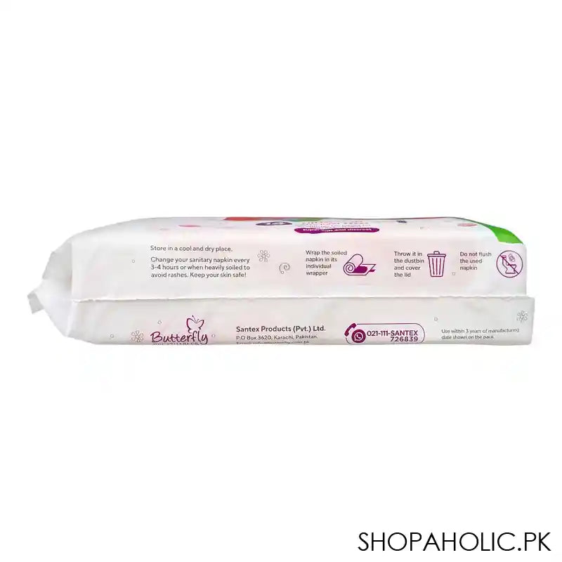 Butterfly Breathable Cottony Bliss Ultra Thin Extra Long Pads Value Pack, 14-Pack - Image 3