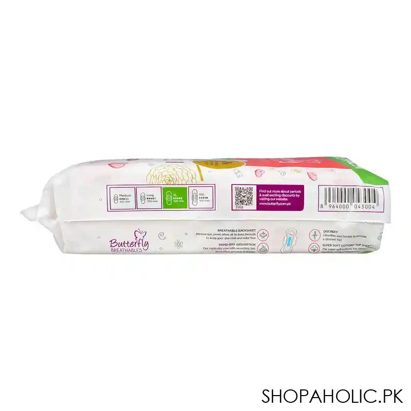 Butterfly Breathable Cottony Bliss Ultra Thin Extra Long Pads Value Pack, 14-Pack - Image 2