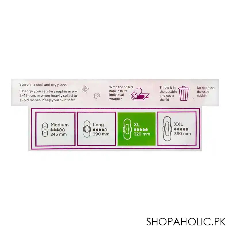 Butterfly Breathable Cottony Bliss Ultra Thin Extra Long Pads Value Pack, 14-Pack - Image 6