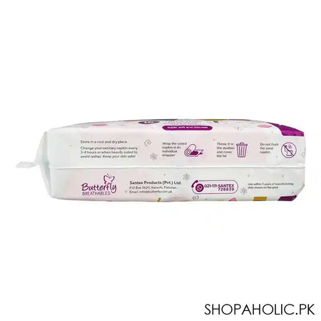 Butterfly Breathable Cottony Bliss Ultra Thin Long Pads Value Pack, 16-Pack - Image 2