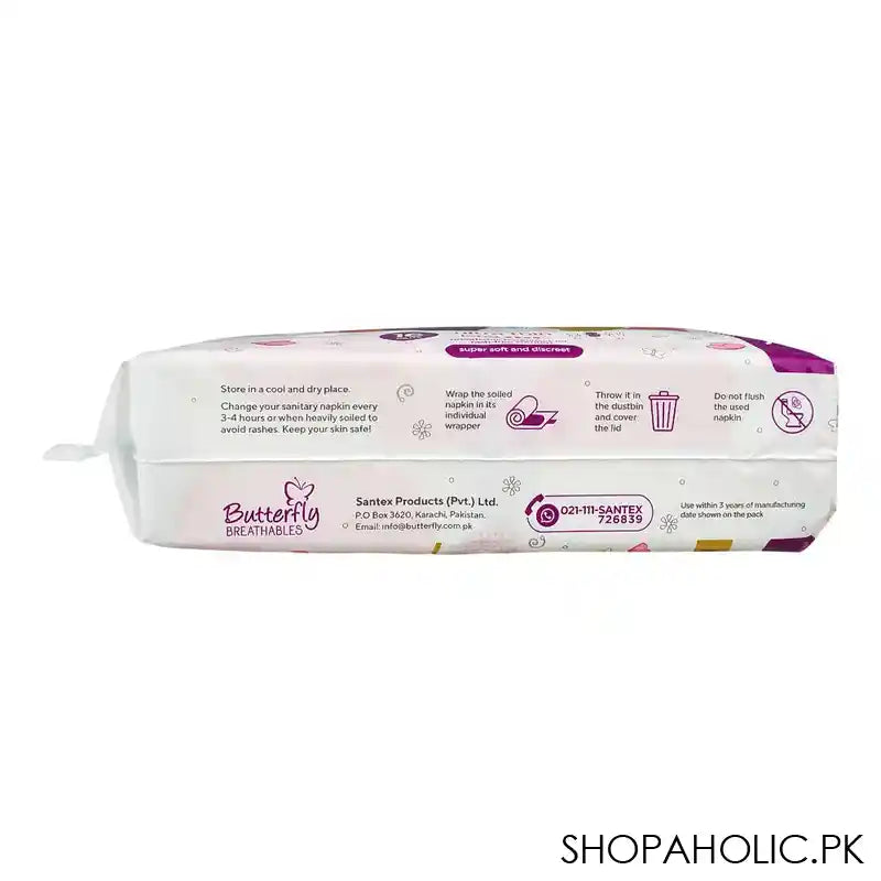 Butterfly Breathable Cottony Bliss Ultra Thin Long Pads Value Pack, 16-Pack - Image 2