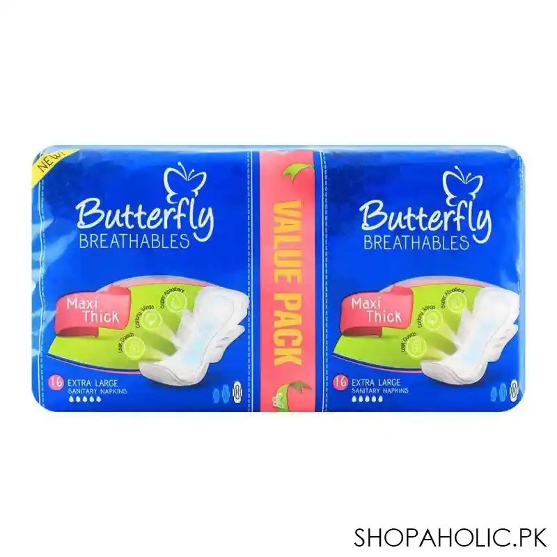 butterfly breathables maxi thick extra large 16 pack image2