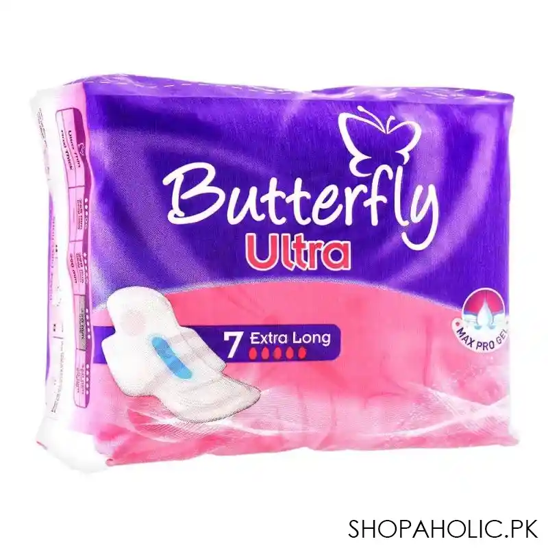 butterfly max pro gel ultra pads, extra long, 7 pack main image