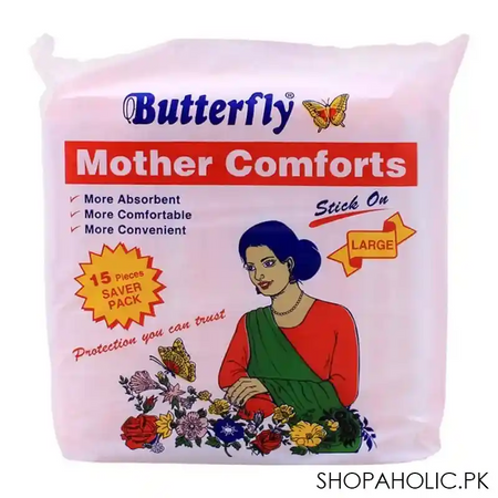 butterfly mother comforts stick on large, 15 pack main image