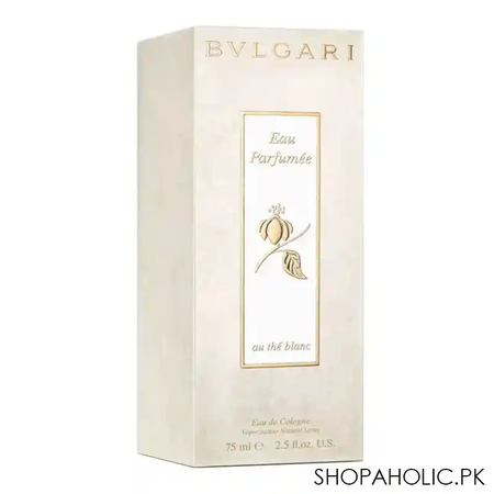 bvlgari eau parfume au the blanc eau de cologne, for men & women, 75ml image2