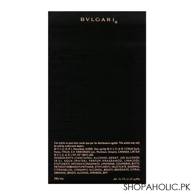 Bvlgari Man In Black Eau De Parfum 100ml - Image 2