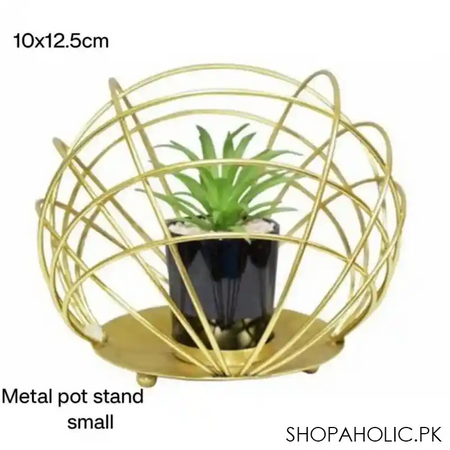 cactus metal pot stand image2