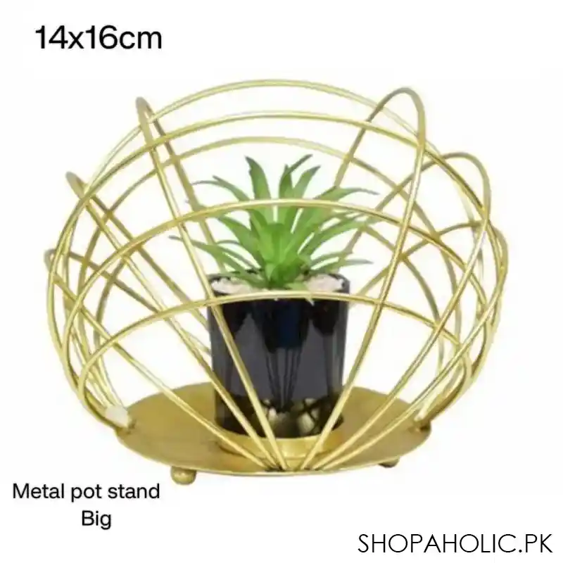 cactus metal pot stand image3