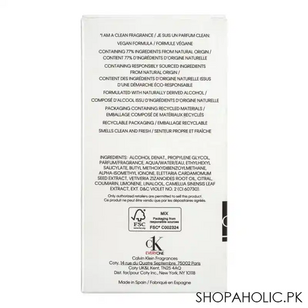 calvin klein ck everyone, edp, fragrance for men & women, 100ml image3