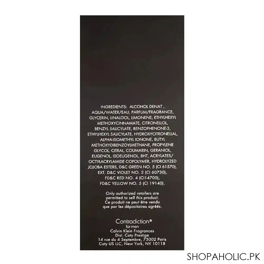 calvin klein contradiction for men eau de toilette 100ml image3