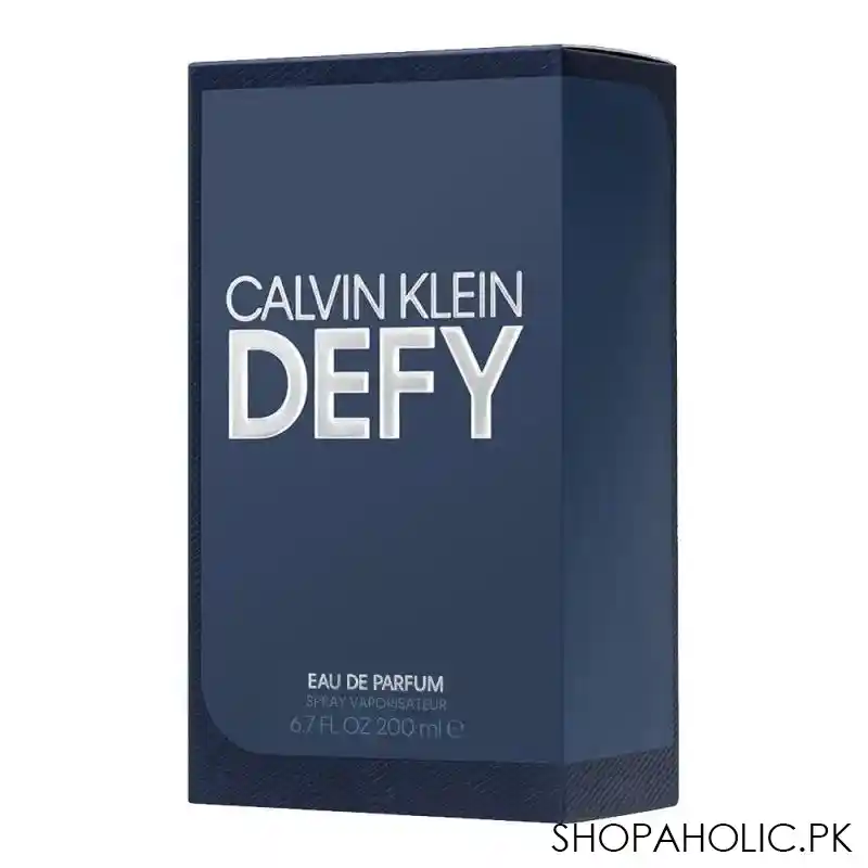 calvin klein defy eau de parfum for men, 200ml image2