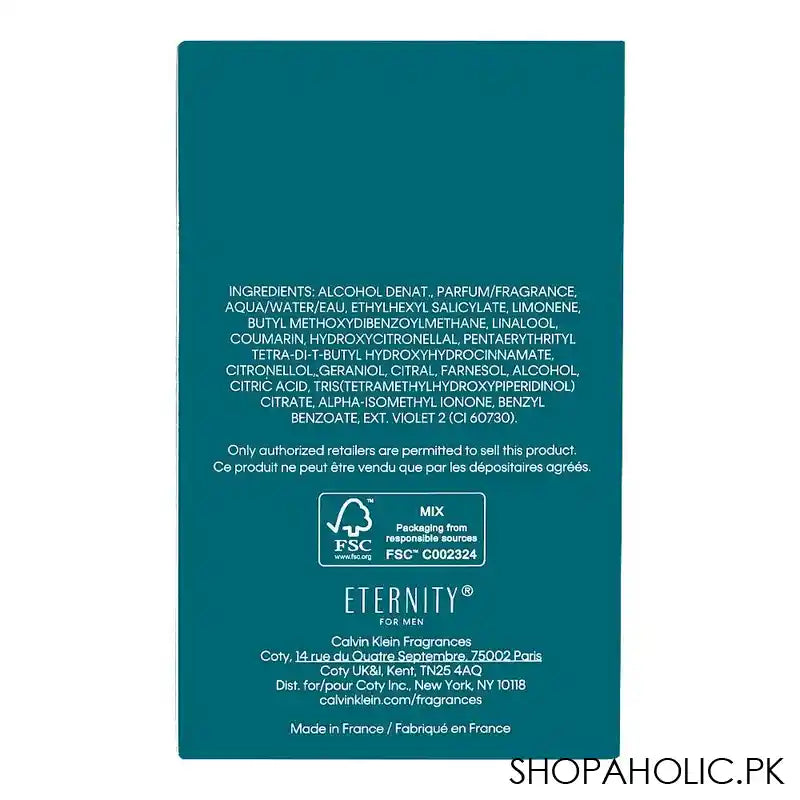Calvin Klein Eternity Aromatic Essence Parfum Intense, For Men, 100ml - Image 2