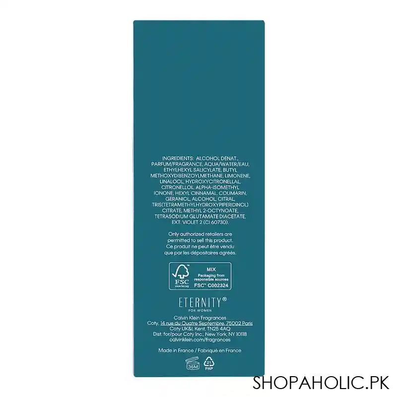 Calvin Klein Eternity Aromatic Essence Parfum Intense, For Women, 100ml - Image 4