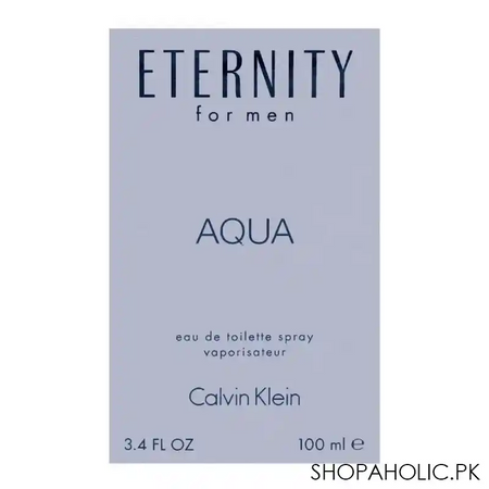 calvin klein eternity for men aqua eau de toilette 100ml image2