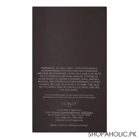 calvin klein eternity for men eau de parfum, 100ml image3