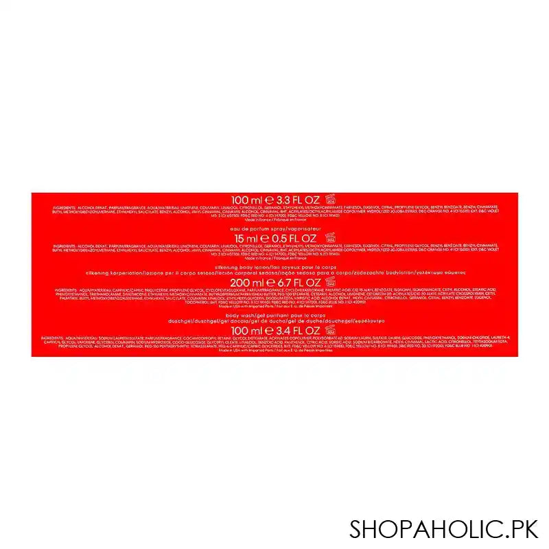 Calvin Klein Obsession Gift Set, For Women, Eau de Parfum 100ml + Purse Spray 15ml + Body Lotion 100ml + Body Wash 100ml - Image 4