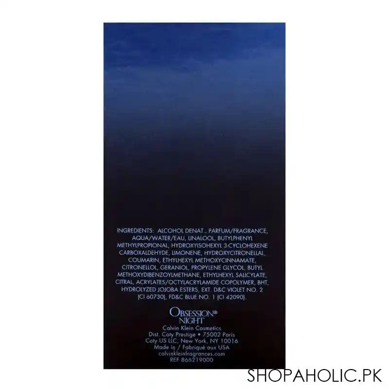 calvin klein obsession night eau de parfum 100ml image3