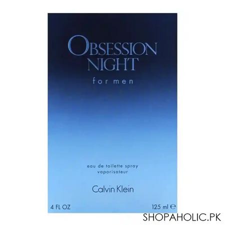 calvin klein obsession night for men, 125ml image2