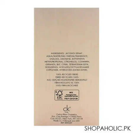 calvin klein one eau de toilette 100ml image3
